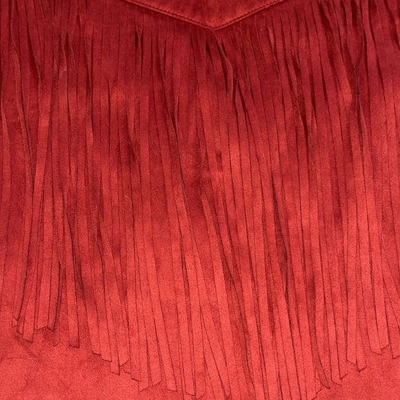 Forever 21 Faux Suede Fringe Skirt - Picture 6 of 7